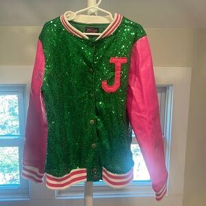 Jojos closet jojo siwa sequins jacket, size 10/12